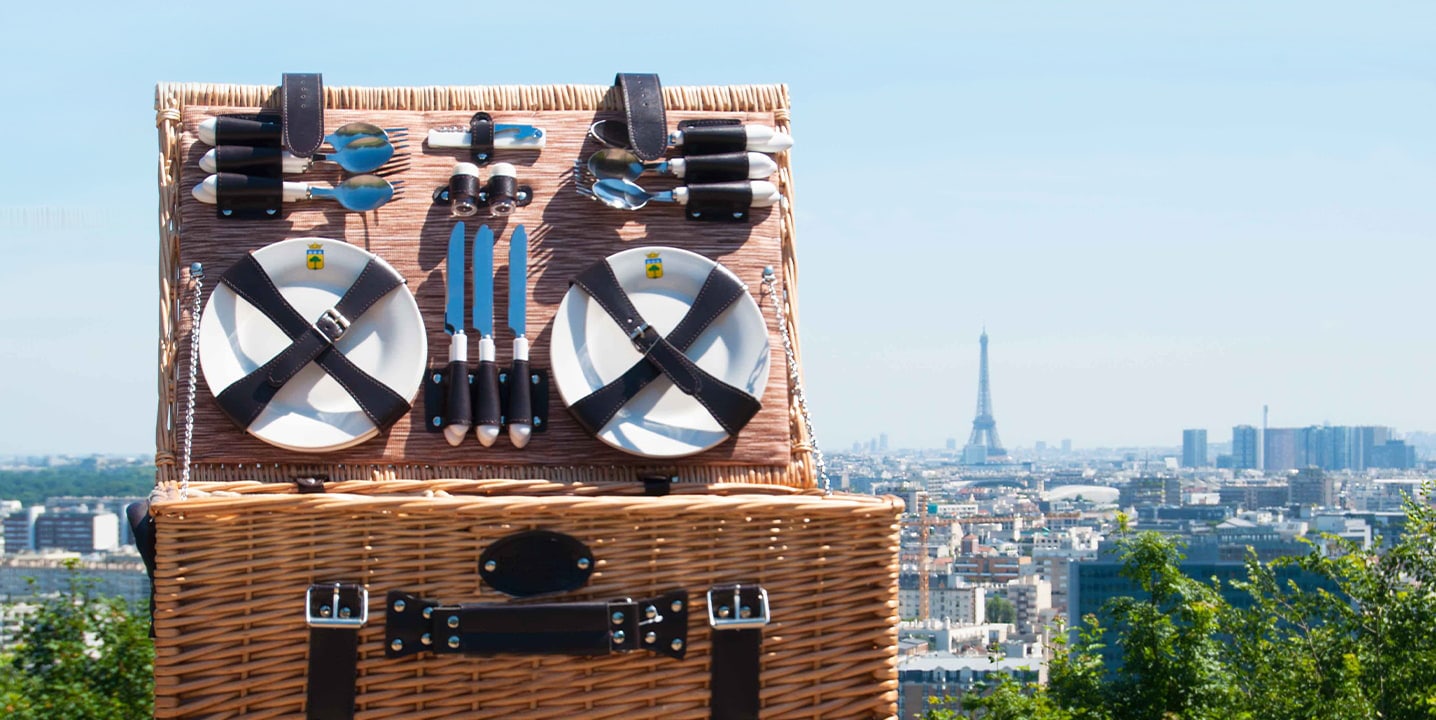 Picknickmand voor 6 personen-Les Jardins de la Comtesse nl