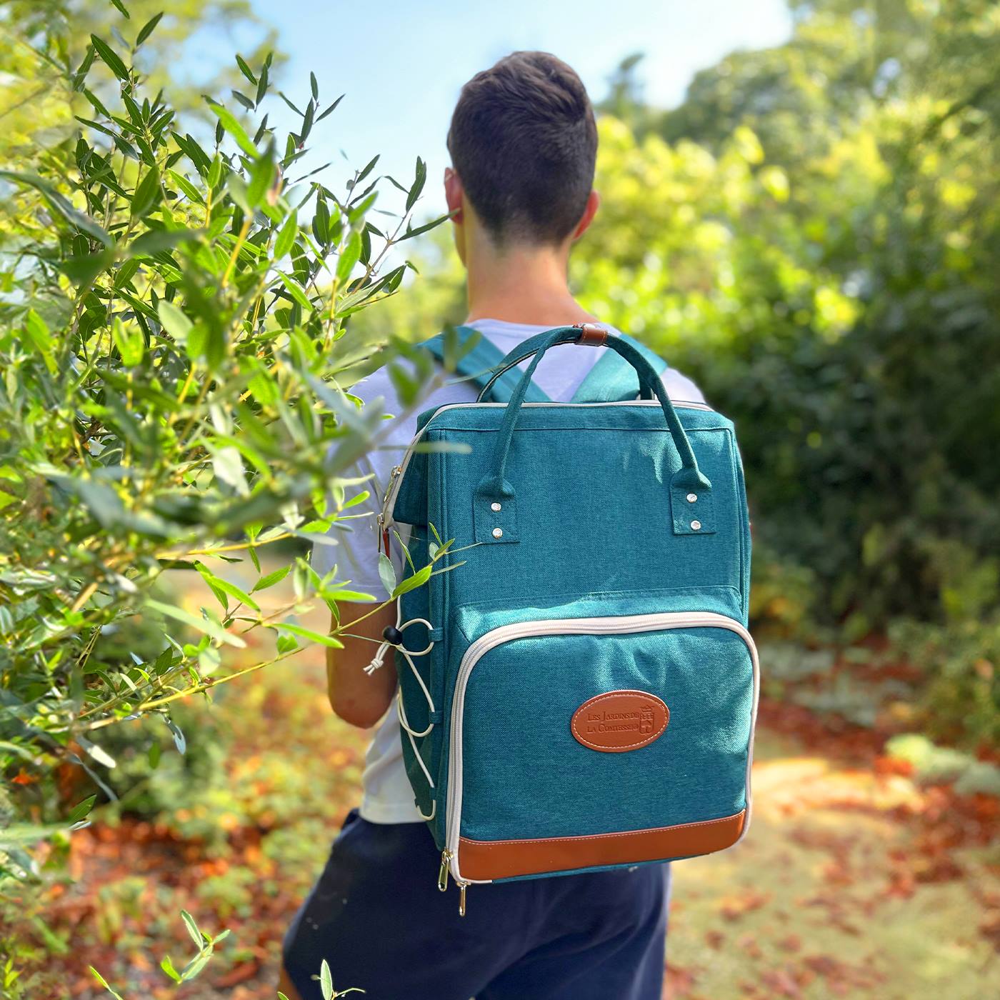 Picknickrugzak Blauw Eend - 2 personen
