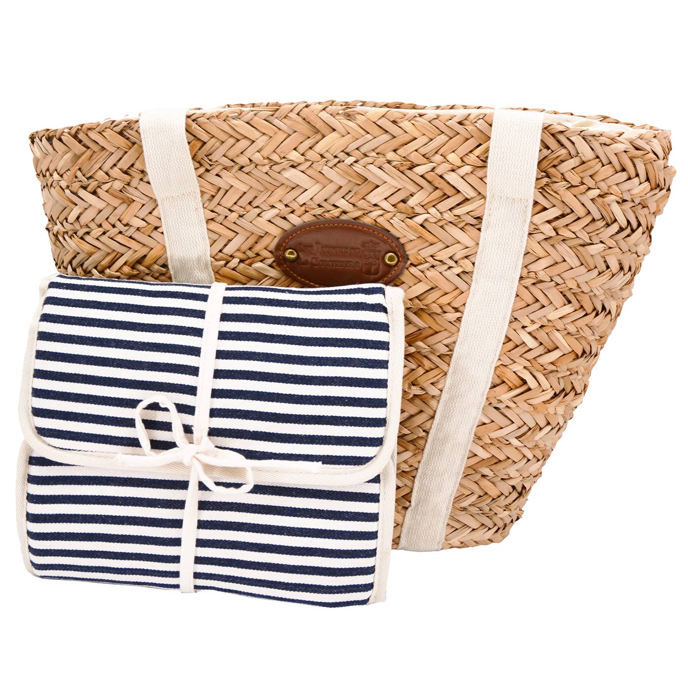 Strandtas picknick Riviera linnen - 4 personen