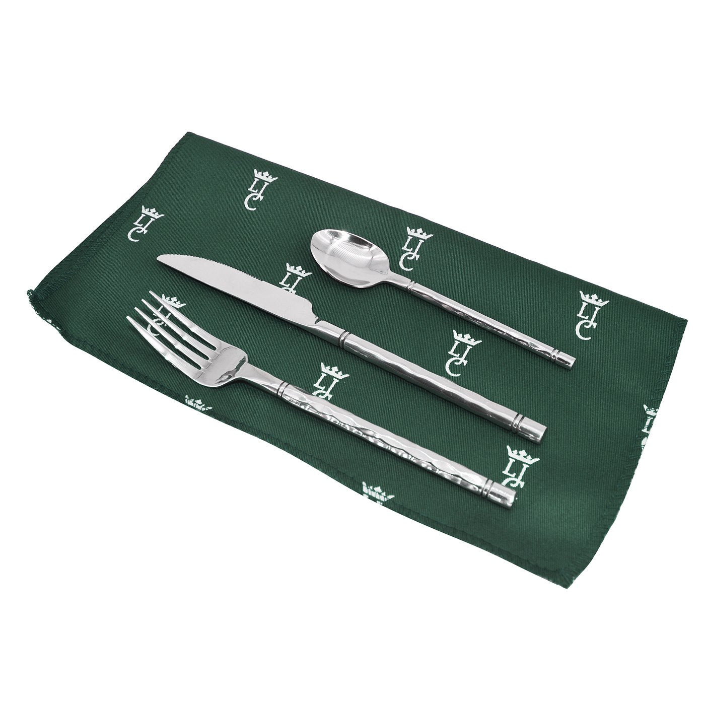 Prestige Picknickmand met leer Champs-Elysées groen - 4 personen