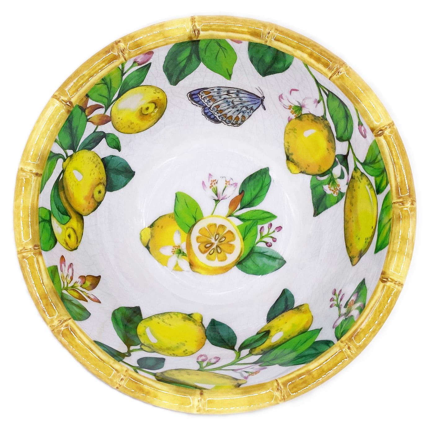 Kleine kom in melamine met citroenen - Ø 15 cm
