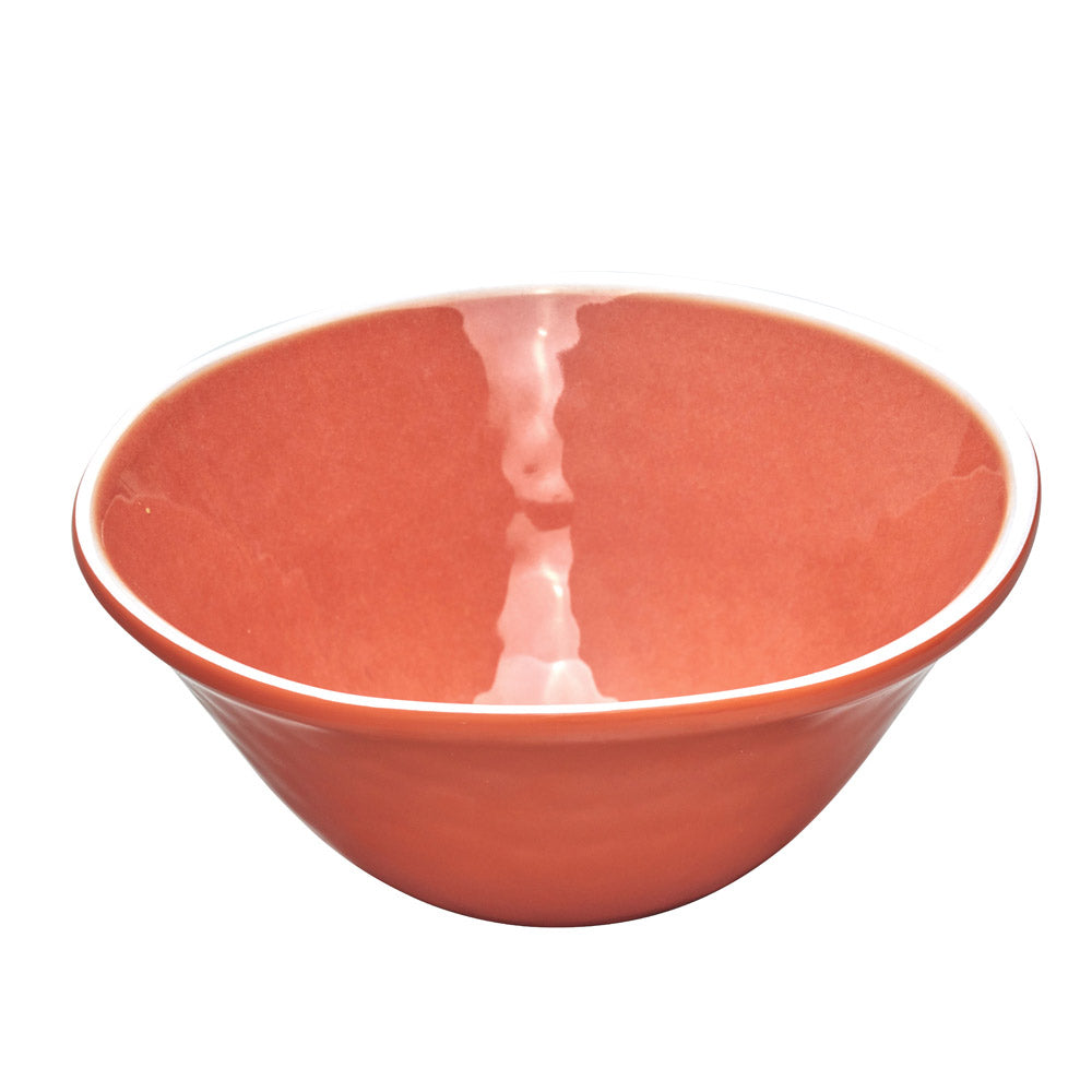 Kom van pure melamine - Rood 2 stukken
