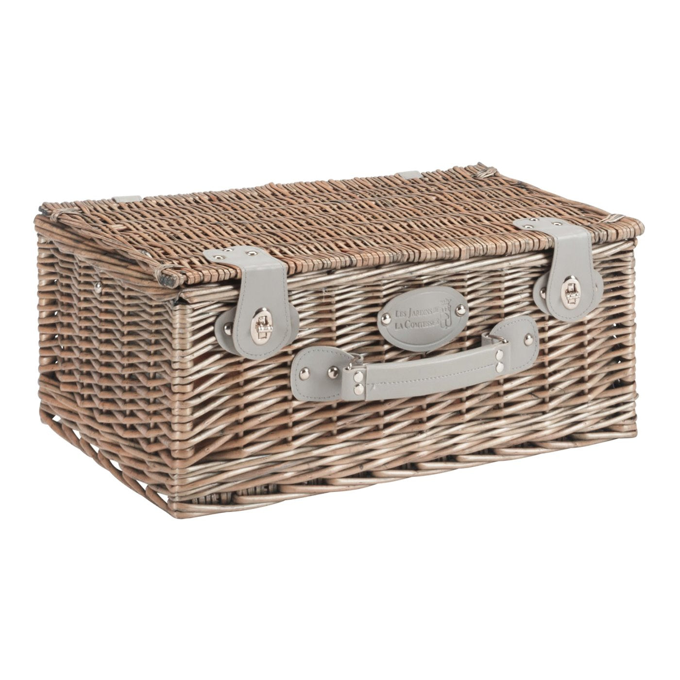 Picknickmand Marly rood geruite stof - 4 personen
