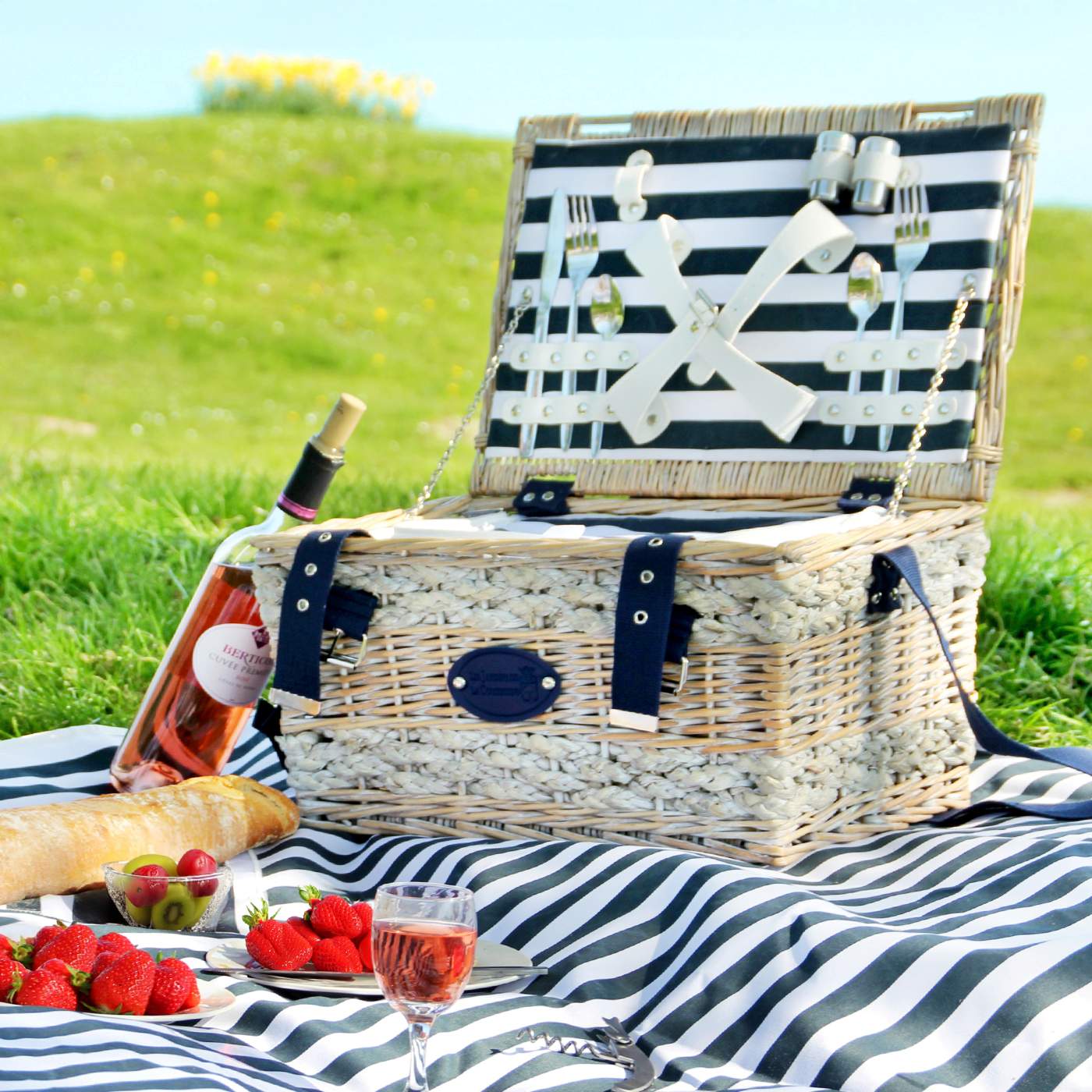 Picknickmand Marine - 6 personen