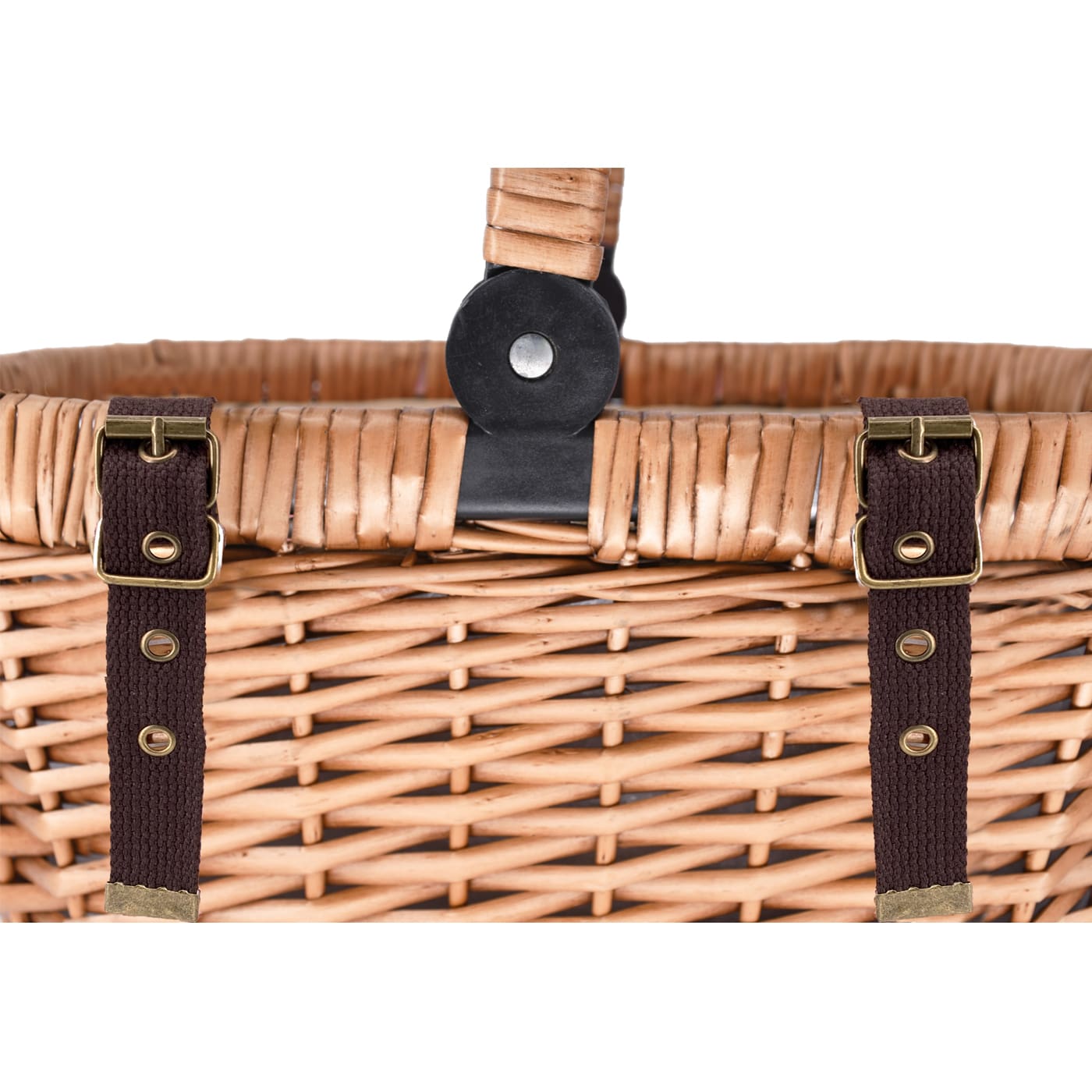 Fietsmand "Chantilly" - Rode gingham -for picnics en booschappen