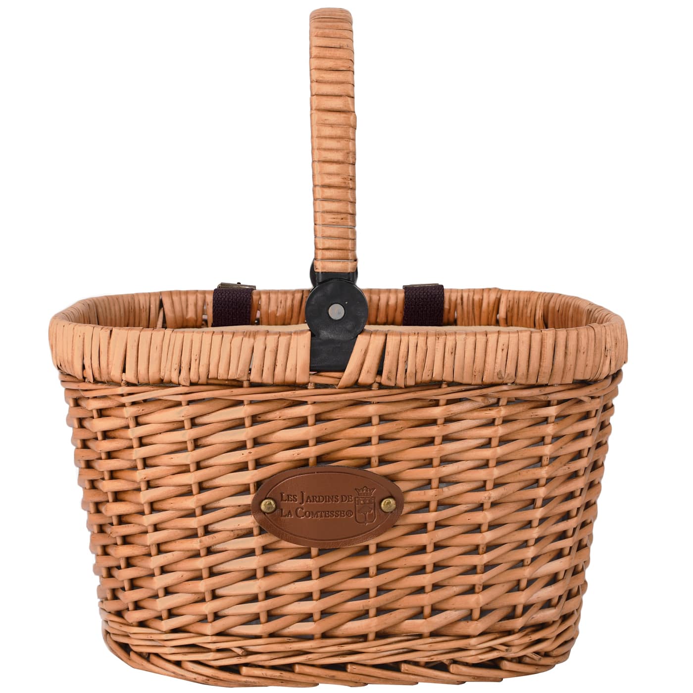 Fietsmand "Chantilly" - Rode gingham -for picnics en booschappen
