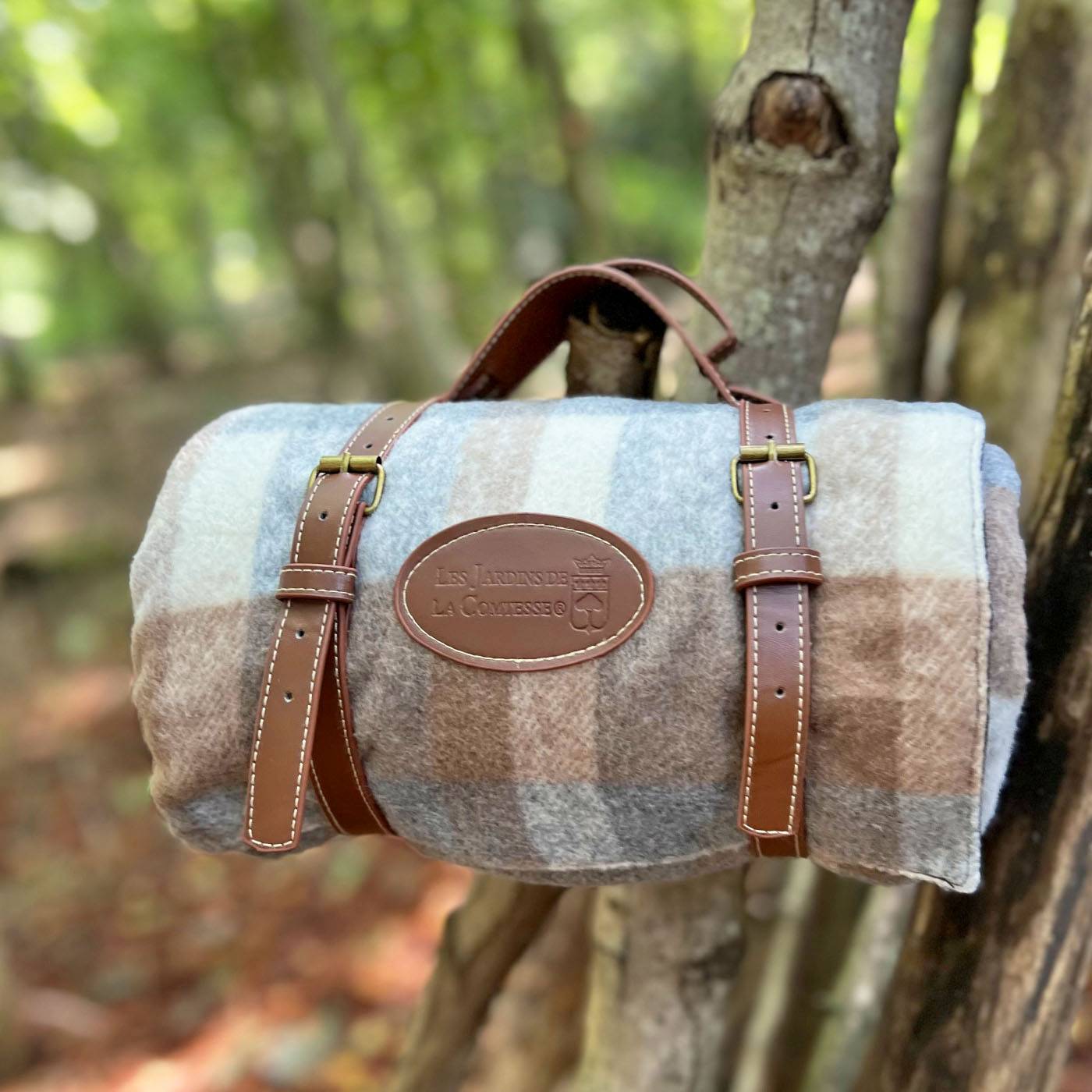 Waterdichte picknickdeken bruin