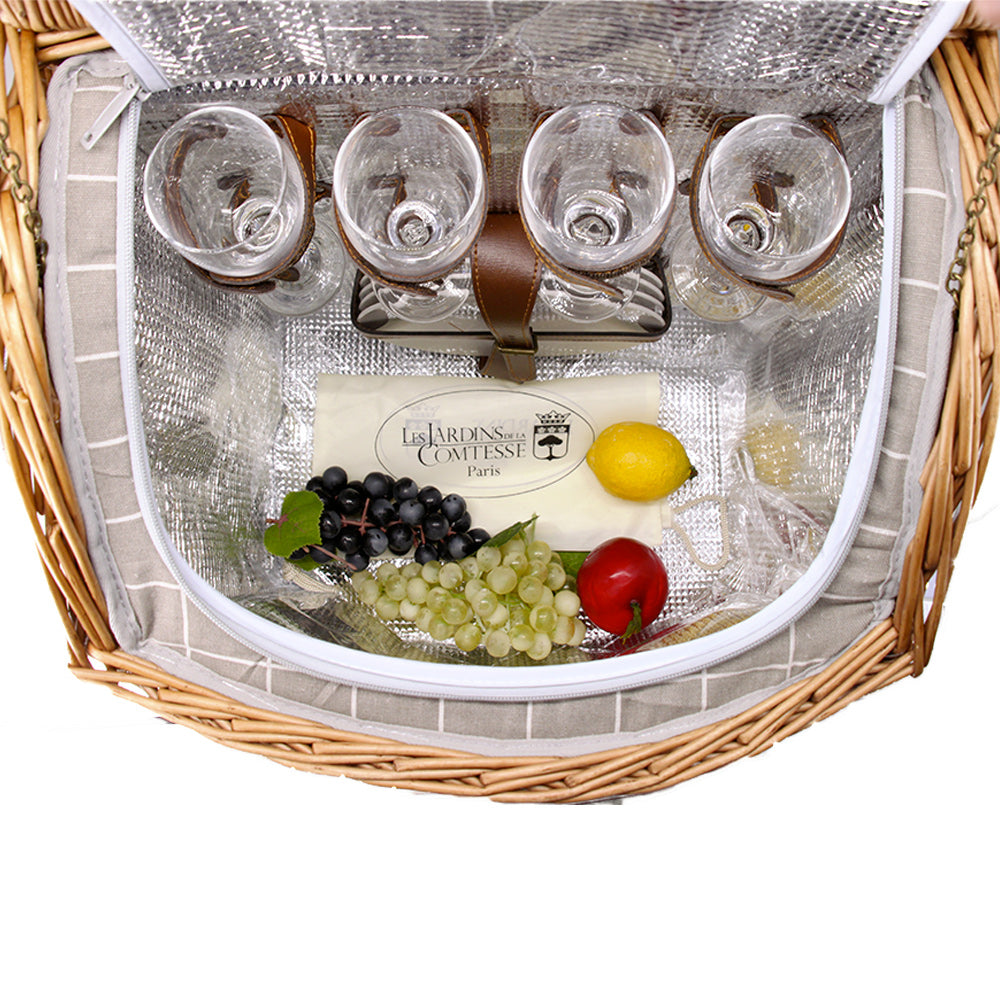 Picknickmand op wielen Concorde - 4 Personen