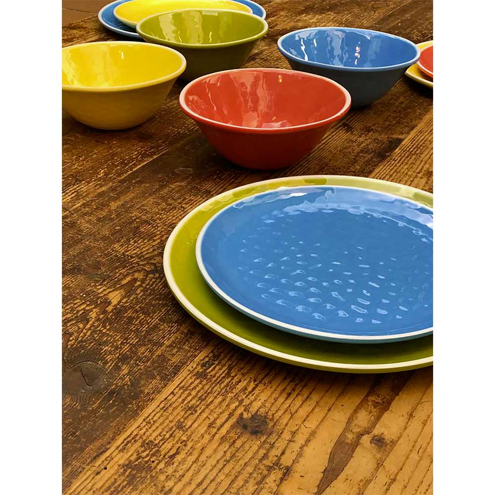 Kom van pure melamine - Rood 2 stukken