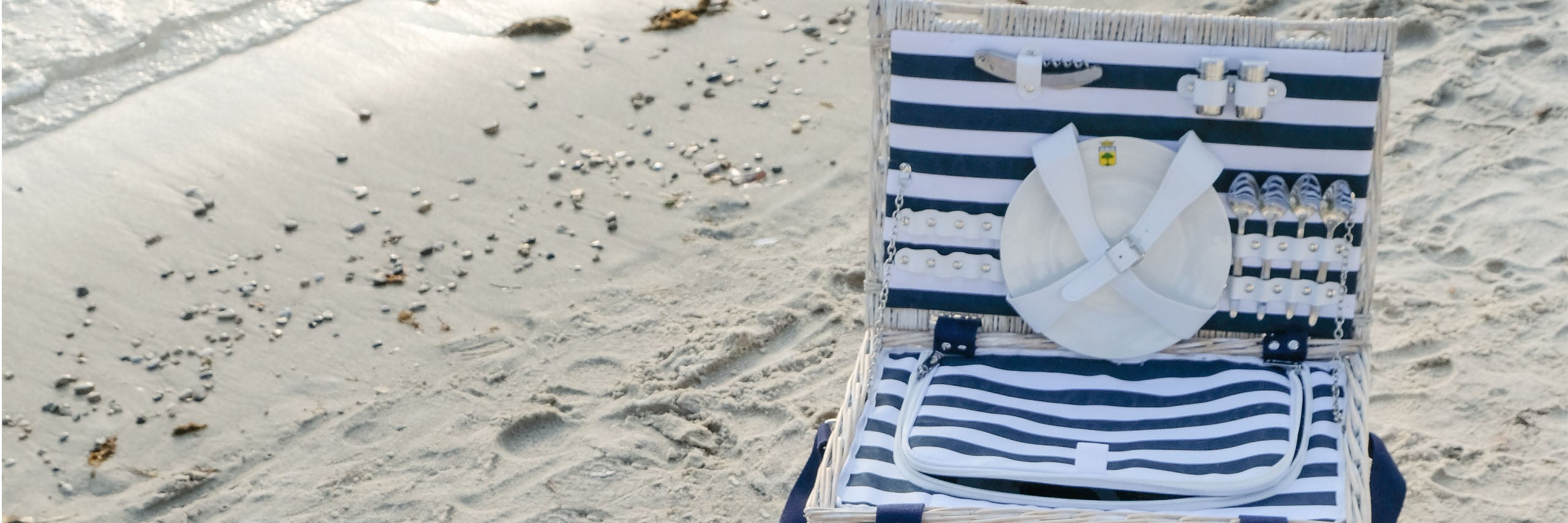 Picknicken op het strand