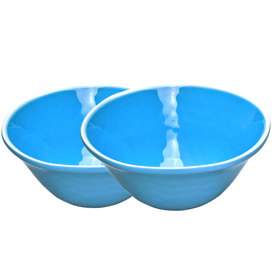 Kom van pure melamine - Blauw 2 stukken
