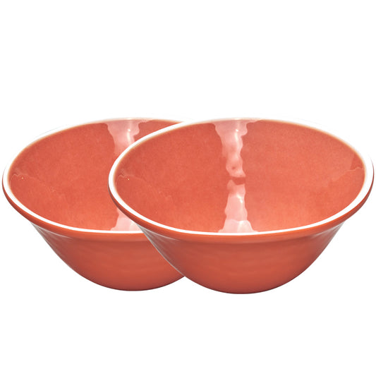 Kom van pure melamine - Rood 2 stukken