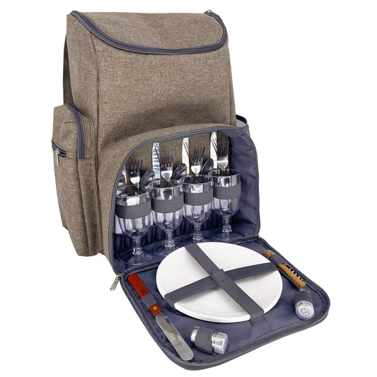 Picknick rugzak "Escapade" Bruin - 4 personen