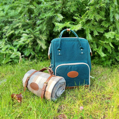 Picknickrugzak Blauw Eend - 2 personen