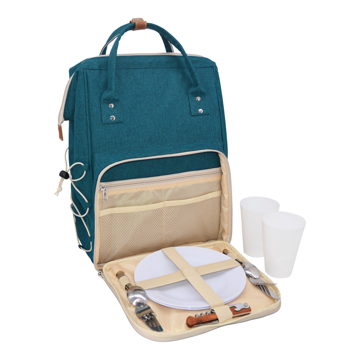 Picknickrugzak Blauw Eend - 2 personen