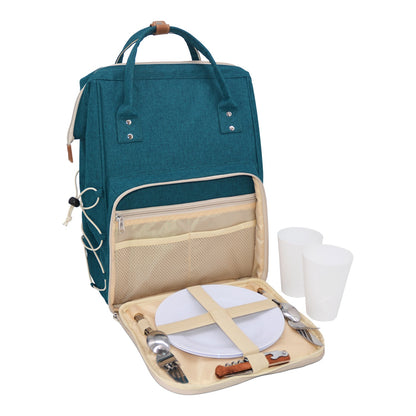 Picknickrugzak Blauw Eend - 2 personen