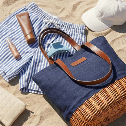 Picknicktas Azur blauw - 2 personen