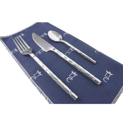 Prestige Picknickmand met leer Champs-Elysées blauw - 6 personen