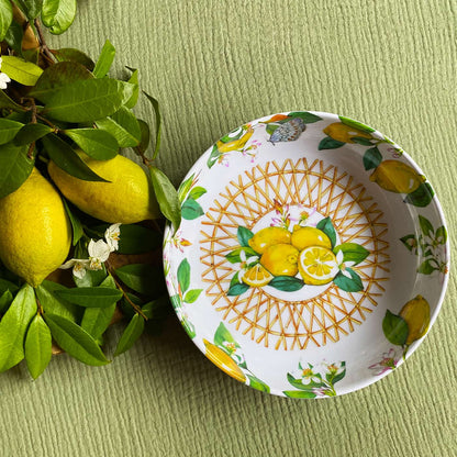 Soepbord van melamine met citroenen - Ø 20 cm