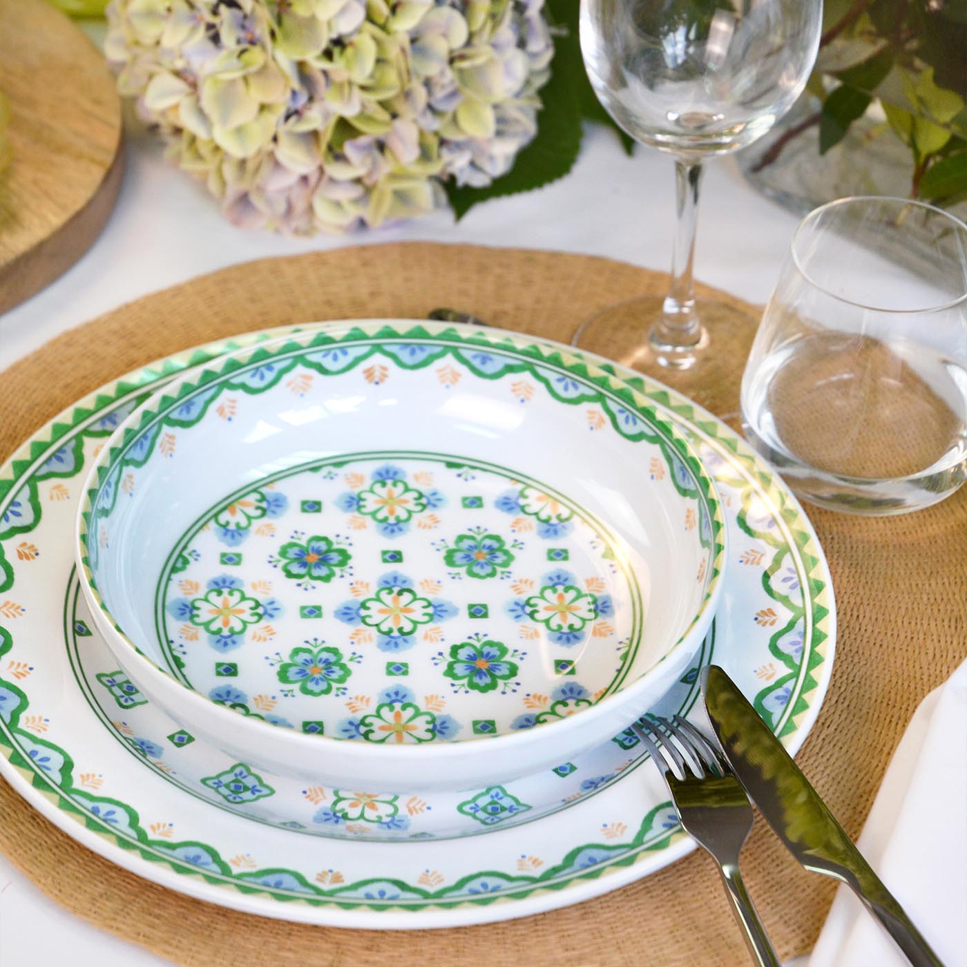 Diep bord van melamine Evora