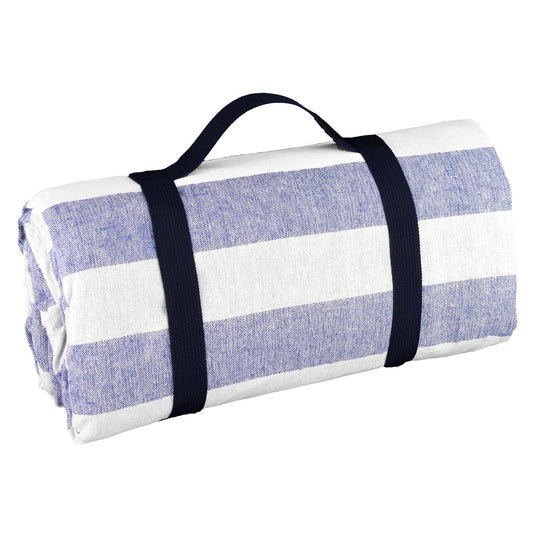 Picknickkleed waterdicht XL Blauw en wit