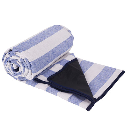 Picknickkleed waterdicht XL Blauw en wit