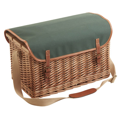 Picknickmand Saint-honoré groen met tafel - 4 personnes