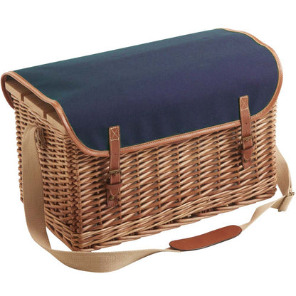 Picknickmand Saint-honoré blauw met tafel - 4 personnes