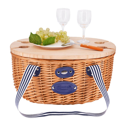 Picknickmand van riet Belle-Île - 4 personen
