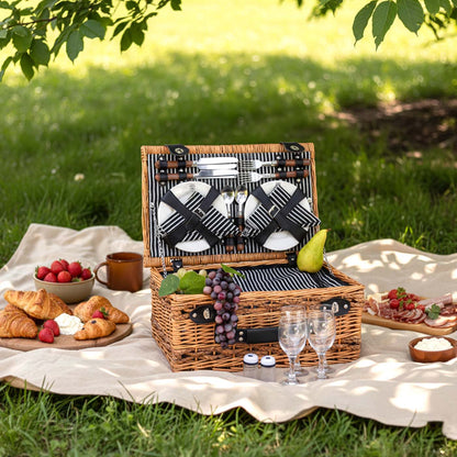 Picknickmand van riet Belleville - 4 personen
