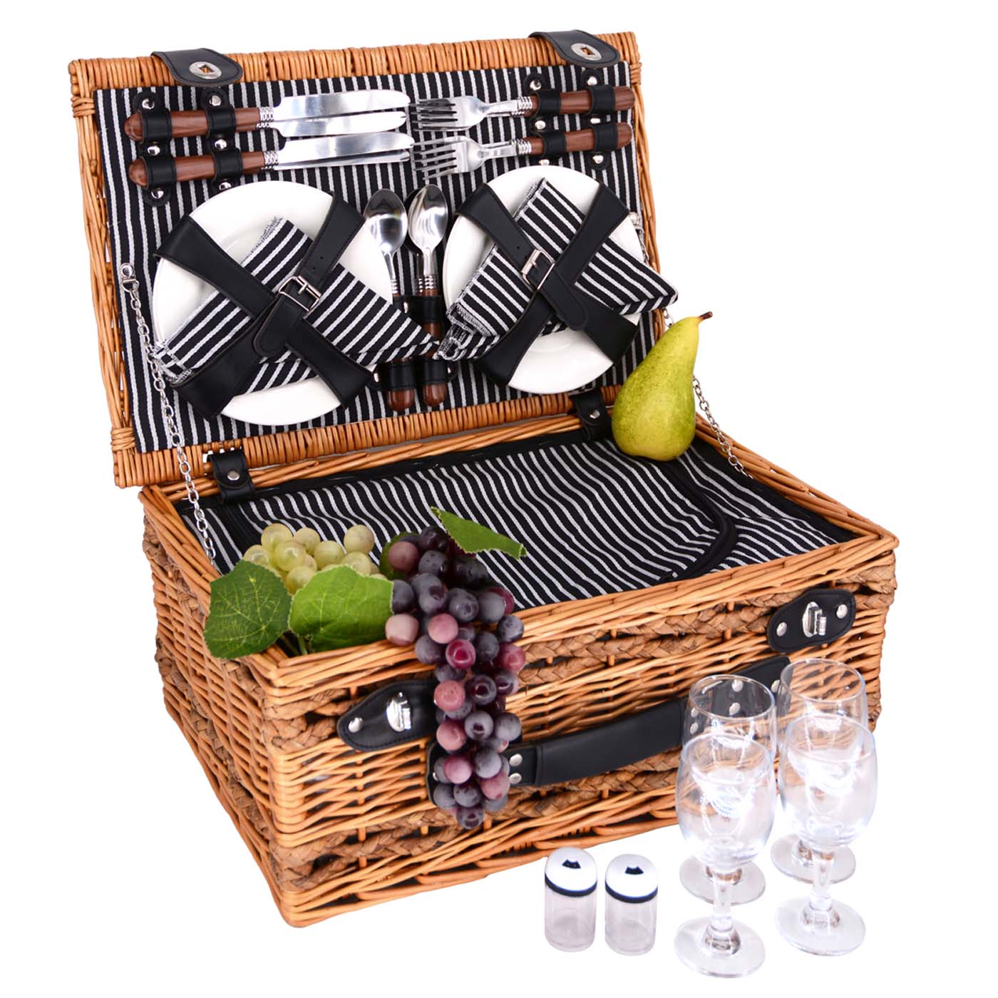Picknickmand van riet Belleville - 4 personen