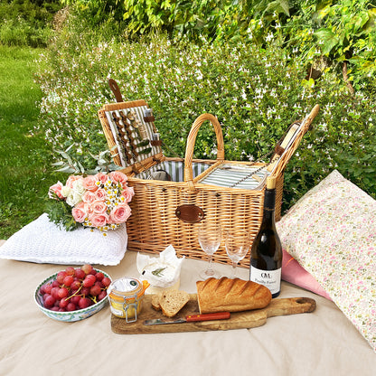 Picknickmand van riet Saint-Rémy - 4 personen