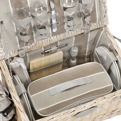 Picnickmand Polo Club - 4 personen