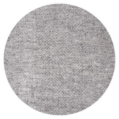 Wollen deken in grijs en ivoor - Grote visgraat - 130 x 200 cm