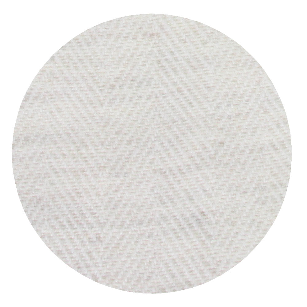 Kasjmier en wollen deken Almond Beige - Lichtgewicht deken met groot visgraatmotief - 130 x 230 cm