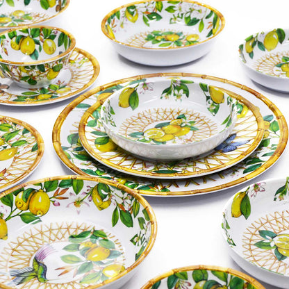 Soepbord van melamine met citroenen - Ø 20 cm