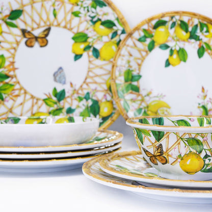 Slabestek in melamine met citroenen - 33 cm