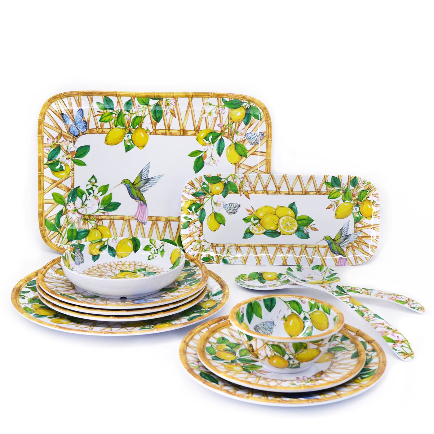 Slabestek in melamine met citroenen - 33 cm